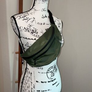 Free People Olive Green Crossbody Bag